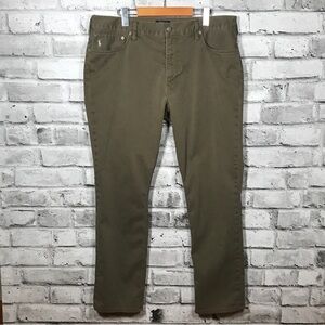 Polo Ralph Lauren Varick Slim Chino Pant Cotton Olive Green